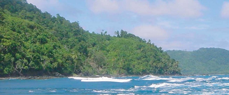 Sariba coast, Papua New Guinea
