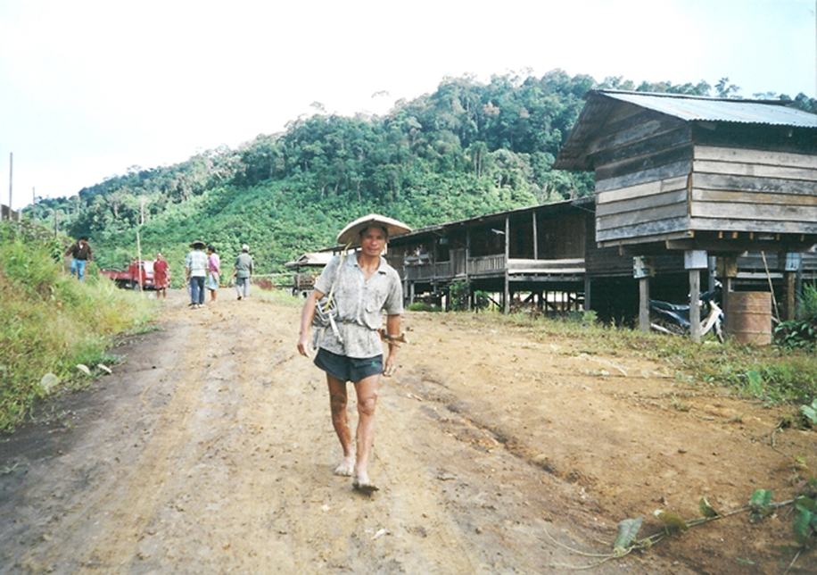 Villagers in Long Lawen, Sarawak, Malaysia