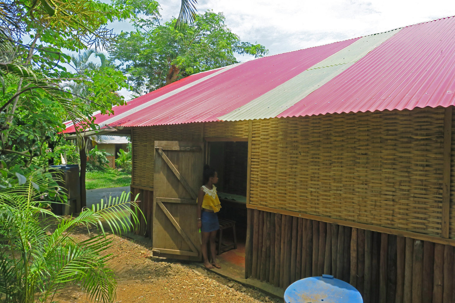 interpretive center at Macolline Reserve, Madagascar