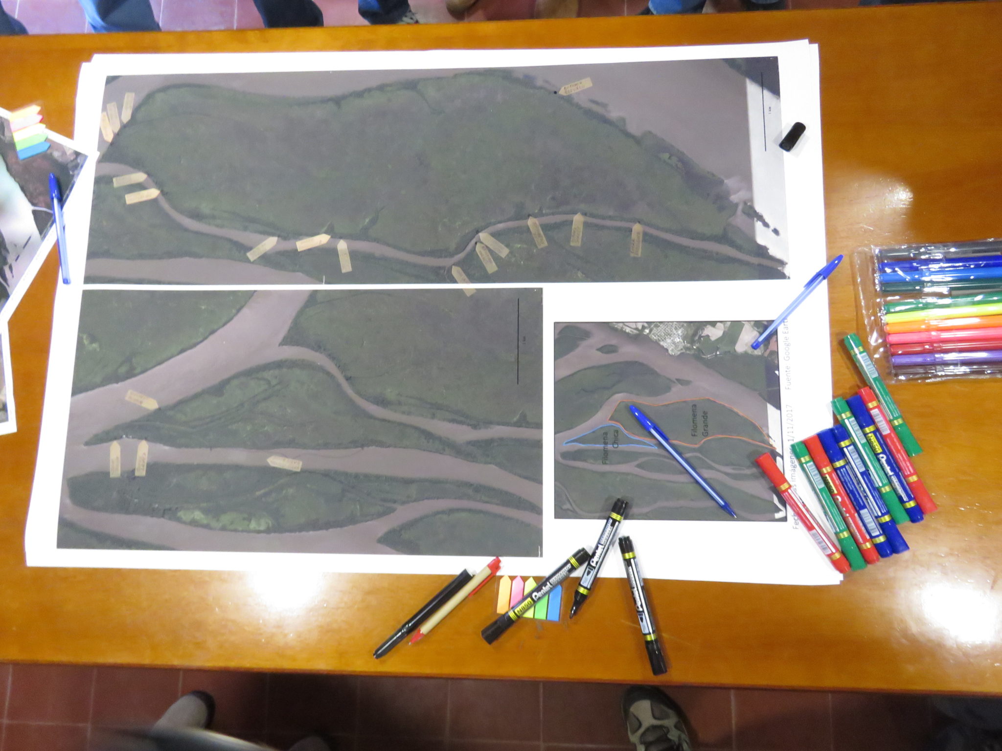 Maps of the Filomena Islands