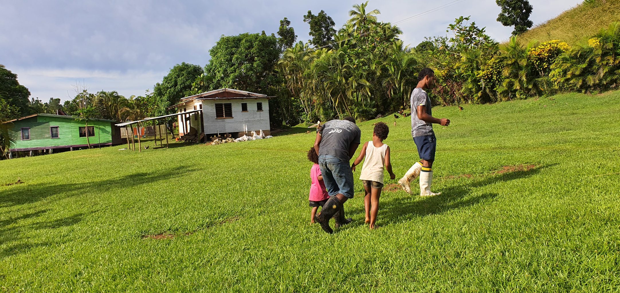 Residents of Korolevu Village, Fiji