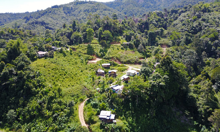 Kolosunan Village, Sabah, Malaysia, on the island of Borneo