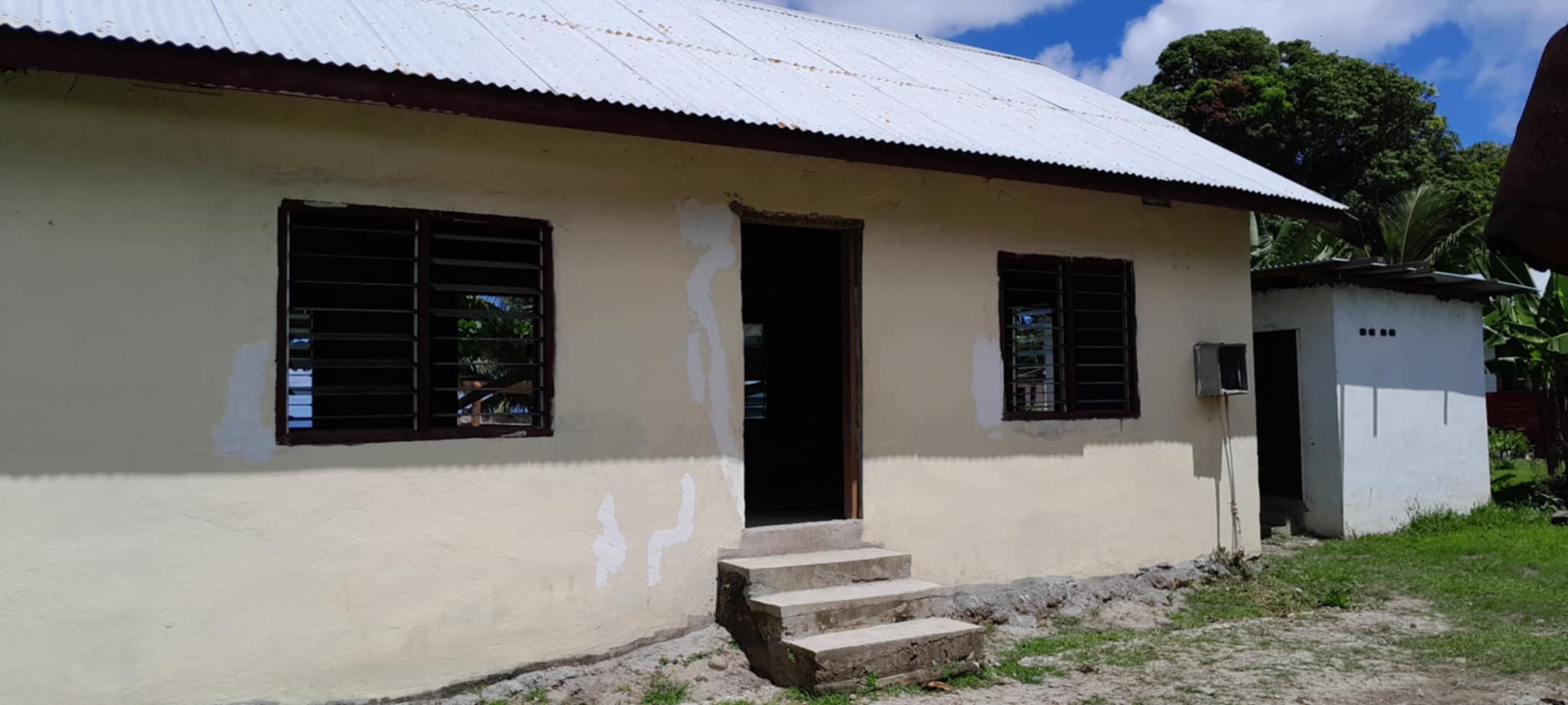 A completed building