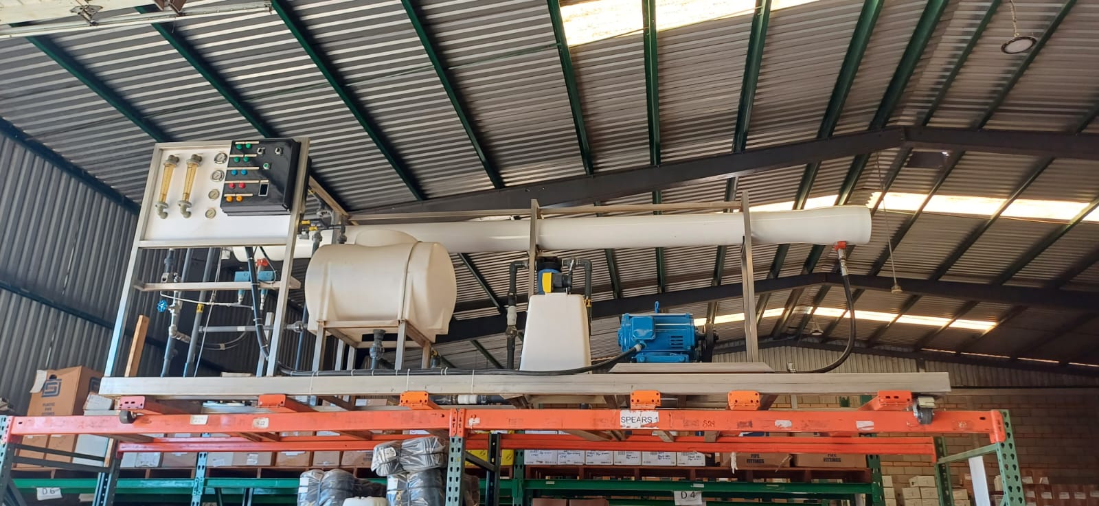 Desal system on pallet