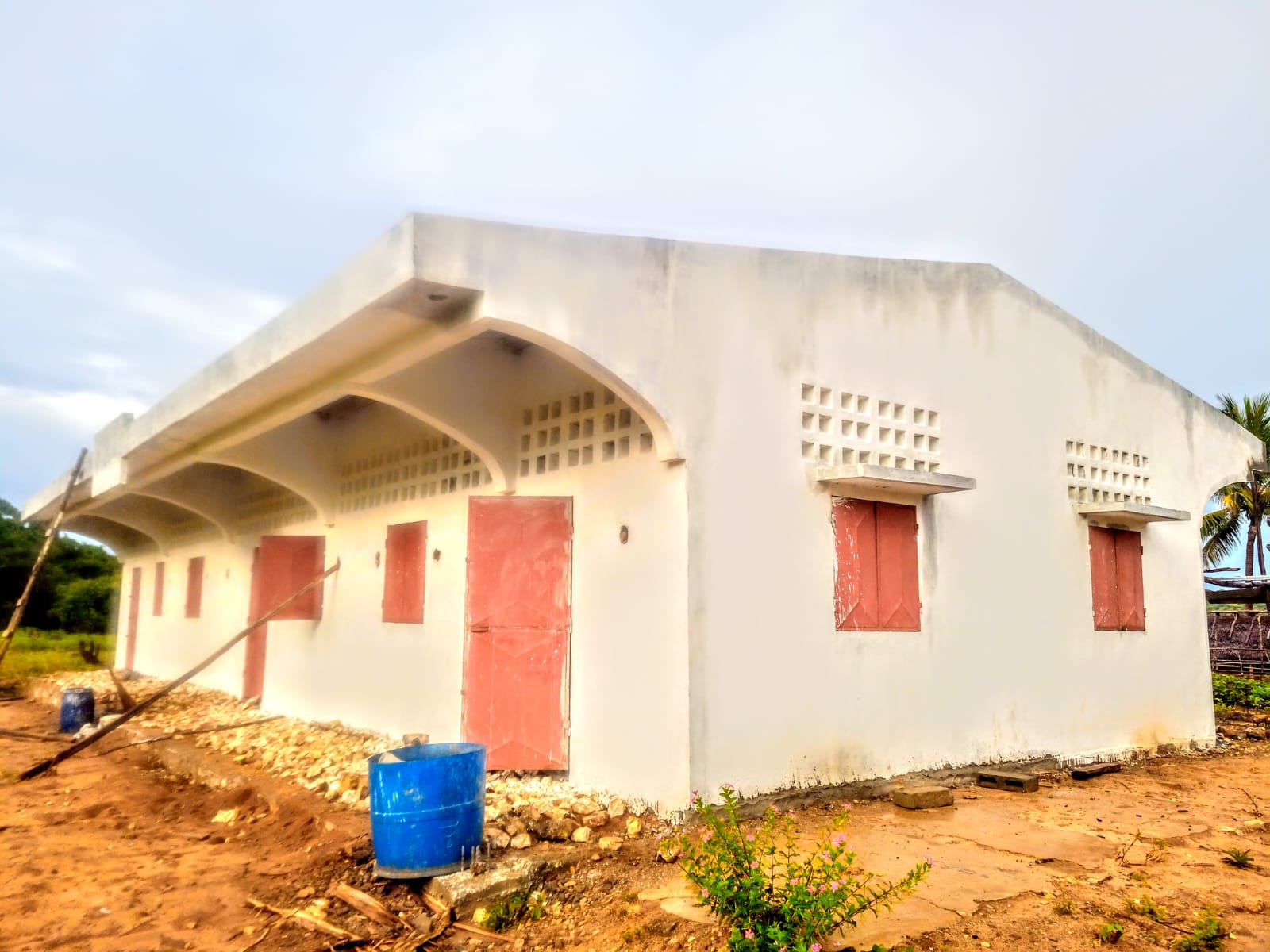 Concrete building under construction